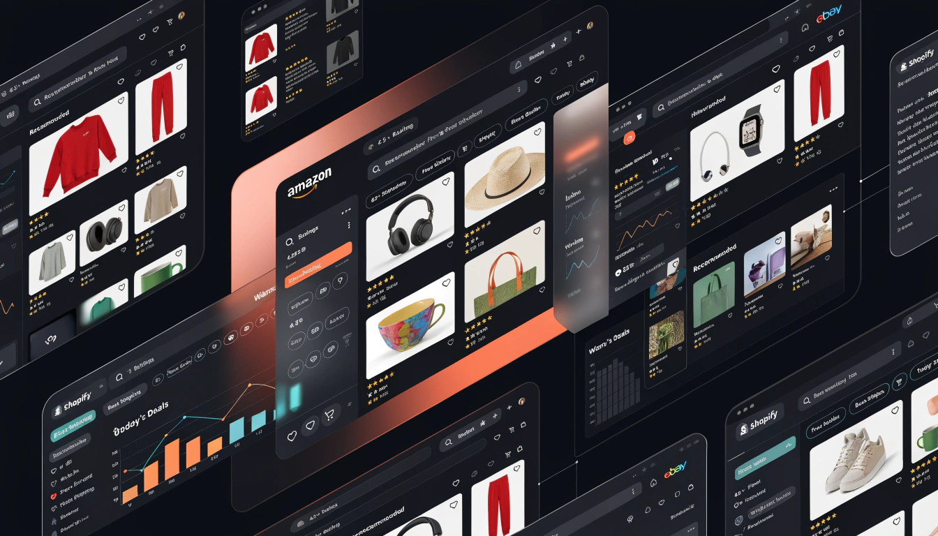 Scraping dashboard showing ecommerce data collection workflows